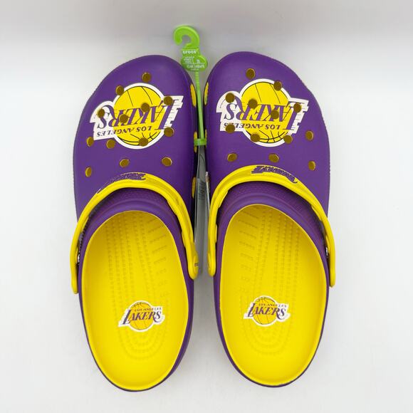 CROCS Mens NBA Los Angeles Lakers Clog US 10 EU 43.5 Purple Yellow NWT main image 12